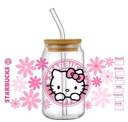 Kitty coffee pink